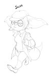  2022 4_fingers action_pose belt big_ears big_glasses black_and_white black_text bottomwear bristol carrying_purse chua closed_frown clothed clothed_anthro clothed_female clothing coat digital_drawing_(artwork) digital_media_(artwork) ear_tuft eyewear fan_character female_anthro fingers footwear full-length_portrait fully_clothed fully_clothed_anthro fully_clothed_female glasses gloves hair half-closed_eyes handwear hat headgear headwear hi_res humanoid_hands looking_forward mammal monochrome named narrowed_eyes open_clothing open_coat open_topwear pants plantigrade portrait pose purse rodent round_glasses shoes short short_anthro short_female silva_(chua) simple_background solo standing sweater text three-quarter_view topwear tuft turtleneck turtleneck_sweater walking wearing_glasses white_background wildstar 