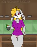  animated anthro arcatech blonde_hair broodal carrot clothed clothing container cup female food frame_by_frame grey_body hair hariet_(mario) lagomorph leporid long_ears mammal mario_bros nintendo plant rabbit red_eyes solo super_mario_odyssey tagme vegetable video_games watermark 