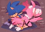  accessory amy_rose anthro arsworlds duo eulipotyphlan female fingering fur hair headband hedgehog humanoid male male/female mammal pink_body pink_hair sega sonic_the_hedgehog sonic_the_hedgehog_(series) 