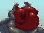  2022 activision anthro belly big_belly big_breasts bloated bloated_belly bloated_breasts breasts cheek_bulge cynder dragon female gem hand_on_breast holding_gem holding_object horn inflation looking_at_object macro morbidly_obese morbidly_obese_anthro morbidly_obese_female narrowed_eyes navel nipples nude obese obese_anthro obese_female overweight overweight_anthro overweight_female scales scalie shinysteel smile solo spyro_the_dragon standing thick_tail thick_thighs video_games weight_gain western_dragon wide_hips 