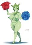  anthro areola big_breasts breasts curvy_figure edit elemental_creature female flora_fauna flower_(anatomy) genitals green_areola green_body hi_res high_heels huge_breasts nintendo nipples not_furry nude plant pok&eacute;mon pok&eacute;mon_(species) pussy roselia solo video_games voluptuous zheng_(artist) 