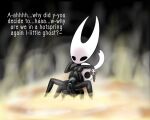  ambiguous_gender animal_humanoid anthro arthropod arthropod_humanoid black_body black_skin blue_pussy blush bodily_fluids charm deep_penetration dialogue duo female flat_chested flustered genital_fluids genitals hi_res hollow_knight horn hornet_(hollow_knight) hot_spring humanoid incest_(lore) incest_play insect insect_humanoid larger_female male male/female nude penetration penis_tentacles protagonist_(hollow_knight) pussy shy_ayu sibling sibling_lust sitting size_difference skinny_dipping smaller_male steam team_cherry tentacle_sex tentacles text vaginal vaginal_penetration vessel_(species) video_games water 