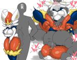  anthro balls butt cinderace erection female female_penetrated fingering from_front_position genitals hi_res inumatori larger_male male male/female male_penetrating male_penetrating_female mating_press nintendo nude penetration penis pok&eacute;mon pok&eacute;mon_(species) pussy sex size_difference smaller_female vaginal vaginal_fingering video_games 