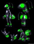  absurd_res ambiguous_gender antennae_(anatomy) anthro arthropod_abdomen bioluminescence drone glowing hi_res immelmann latex membrane_(anatomy) null paws solo webbed_feet webbed_hands 