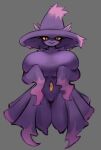  big_breasts breasts female hand_on_breast hi_res holding_breast huge_breasts humanoid looking_at_viewer mismagius nintendo open_mouth pok&eacute;mon pok&eacute;mon_(species) purple_body red_eyes solo video_games yboon 