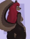  absurd_res animal_genitalia anthro avariceprism bedroom_eyes big_breasts big_butt breasts brown_body brown_fur butt butt_focus canid canine canis cleft_of_venus domestic_dog female fluffy fluffy_tail fox fur genital_slit genitals hair hi_res husky hybrid long_hair looking_at_viewer looking_back mammal multicolored_body multicolored_fur narrowed_eyes nordic_sled_dog nude pinup pose presenting presenting_hindquarters raised_tail red_hair seductive sexy_eyes side_boob simple_background slit smile smiling_at_viewer solo spitz thick_thighs wide_hips wolf 