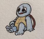  big_eyes blue_body blue_skin feet foot_fetish foot_focus hi_res hoodieguy male marker_(artwork) nintendo pok&eacute;mon pok&eacute;mon_(species) reptile scalie shell sitting solo squirtle traditional_media_(artwork) turtle video_games 