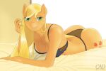  absurd_res anthro applejack_(mlp) cadblank clothing earth_pony equid equine female friendship_is_magic hasbro hi_res horse mammal my_little_pony panties pony solo underwear 