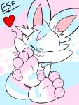  &lt;3 3_toes absurd_res ambiguous_gender blue_body blue_fur electricsnowfox eyes_closed feet foot_fetish foot_sniffing footprint fur hair head_tuft hi_res multicolored_body multicolored_fur multicolored_hair nintendo pawprint pink_body pink_fur pink_nose pok&eacute;mon pok&eacute;mon_(species) scorbunny signature simple_background sniffing solo toes tuft video_games white_body white_fur 