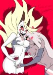  aptom7747 charlie_(hazbin_hotel) duo female female/female hazbin_hotel hi_res human humanoid mammal vaggie_(hazbin_hotel) 