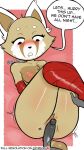  2021 aggressive_retsuko ailurid anthro arms_tied blush bound breasts butt cellulite chest_tuft dialogue duo english_text erection faceless_character faceless_male female first_person_view front_view fur genitals gift_wrapped hi_res imminent_sex legs_tied legs_up lying male male/female male_pov mammal mature_female nipples nude on_back penis portrait pussy red_panda retsuko&#039;s_mother sanrio solo_focus submissive submissive_female talking_to_viewer tan_body tan_fur tdtbaa text tuft 