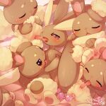  1:1 blush bodily_fluids breasts brown_body buneary cotora dildo erection female fur genitals group hi_res lagomorph lopunny male male/female mammal nintendo nipples nude penetration penis pok&eacute;mon pok&eacute;mon_(species) sex_toy video_games 