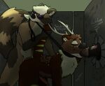 absurd_res anal anal_penetration animal_genitalia animal_penis anthro antlers bathroom bent_over bodily_fluids bodyguard_position brown_body brown_fur butt butt_fluff cervid cervine_penis chest_tuft collar countershading deep_throat digital_media_(artwork) dominant dominant_male english_text equid equine equine_penis erection eyes_closed eyewear faceless_character faceless_male fellatio female from_behind_position fur genitals glasses glory_hole graffiti green_body green_fur group group_sex hair hand_behind_back hi_res horn horse hybrid inside knot large_penetration leash leash_in_mouth leash_pull leashed_male lutrine male male/male mammal markings mustelid nude object_in_mouth oral oral_penetration penetration penile penis phone_number procyonid public public_restroom public_sex raccoon restroom_stall saliva saliva_on_penis sex short_hair spitroast spots spotted_body standing standing_sex striped_markings striped_tail stripes submissive submissive_female tail tail_grab tail_markings tape tapering_penis text threesome tongue tongue_out tuft waschbar waschbar_(character) white_body white_fur willow_(will0w07) 