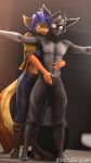  3d_(artwork) anthro canid canine carmelita_fox digital_media_(artwork) dominussfm duo female fox frisking hi_res male mammal procyonid raccoon sly_cooper sly_cooper_(series) sony_corporation sony_interactive_entertainment source_filmmaker sucker_punch_productions video_games 