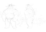  2022 anthro asian_clothing basculegion clothing east_asian_clothing fundoshi genitals hi_res japanese_clothing male model_sheet monochrome nintendo o-ro penis pok&eacute;mon pok&eacute;mon_(species) pokemon_legends_arceus simple_background sketch solo tagme underwear video_games white_background 