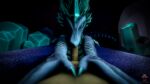  absurd_res anthro auroth_the_winter_wyvern claws digital_media_(artwork) dota dragon duo erection female foxibiki genitals hair hi_res human male male/female mammal open_mouth penis scales simple_background smile video_games wings wyvern 