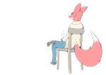  absurd_res anthro beverage canid canine clothing coffee comfy deedoss female fox hi_res mammal relaxing sitting solo sweater topwear vicky_(deedoss) 