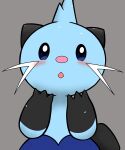  :o amatsukitsune ambiguous_gender anthro black_ears blue_body blue_eyes blue_fur blush dewott fur gloves_(marking) hi_res markings nintendo open_mouth pok&eacute;mon pok&eacute;mon_(species) solo video_games whiskers 