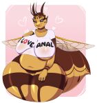  absurd_res anthro arthropod bee beepony breasts female hi_res hymenopteran insect invalid_tag questionable slightly_chubby thick 