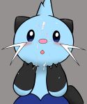  :o amatsukitsune ambiguous_gender anthro black_ears blue_body blue_eyes blue_fur blush bodily_fluids cum cum_on_face dewott fur genital_fluids gloves_(marking) hi_res markings nintendo open_mouth pok&eacute;mon pok&eacute;mon_(species) solo video_games whiskers 