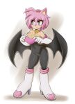 2024 accessory amy_rose anthro bare_shoulders bat_wings big_breasts black_nose blush bodysuit boots breasts cleavage clothed clothing cosplay eulipotyphlan eyebrow_through_hair eyebrows eyelashes eyeshadow female footwear green_eyes hair hair_accessory hairband hedgehog hi_res high_heeled_boots high_heels knee_boots knee_highs legwear lucyfercomic makeup mammal membrane_(anatomy) membranous_wings navel pink_hair rouge_the_bat sega short_hair skinsuit solo sonic_the_hedgehog_(series) standing tight_clothing translucent translucent_hair wings