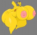 absurd_res anthro areola big_breasts big_butt black_eyes breasts butt dipstick_ears female generation_1_pokemon genitals hi_res huge_breasts huge_butt huge_thighs hyper hyper_breasts hyper_butt hyper_thighs multicolored_ears nintendo nipples nude pikachu pink_areola pink_nipples pokemon pokemon_(species) pussy smile solo stemingbunbun thick_thighs tongue tongue_out yellow_body