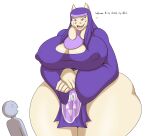  absurd_res anthro big_breasts bovid breasts caprine cleavage_cutout dialogue duo female goat hi_res huge_breasts mammal mature_female nun open_mouth toriel undertale_(series) zp92 