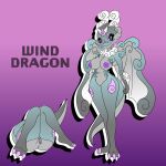  adkindragon andromorph blue breasts claws dragon elemental_(disambiguation) fangs female fire grass hi_res horn ice intersex invalid_color invalid_tag jaw kobold lizard open_mouth plant red reptile scalie scals solo white wind 