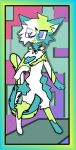 absurd_res anthro fur hi_res leeey male male/male multicolored_body multicolored_ears multicolored_fur multicolored_tail solo tail