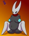 anthro female hi_res hollow_knight hornet_(hollow_knight) pregnant pregnant_female simple_background six343 solo team_cherry