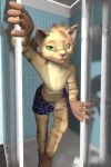 anthro bedroom_eyes clothing felid feline girly hi_res ineffective_clothing male mammal narrowed_eyes nude oliver_(whiskerwood) seductive shower solo solo_focus tagme tongue tongue_out towel towel_only whiskerwood