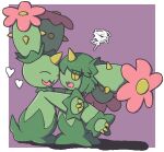  ambiguous_gender annoyed duo generation_5_pokemon hug maractus nintendo oagoner pokemon pokemon_(species) simple_background 