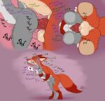  anthro canid canine dirty_talk disney duo english_text female fox from_behind_position fucked_silly hi_res judy_hopps knot lagomorph leporid male male/female mammal nick_wilde rabbit rough_sex sex standing standing_sex text winteranswer zootopia 