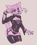 anthro deer digital_media_(artwork) digitigrade female furry hi_res kiit0s looking_at_viewer mammal musical_note sylvia_(sclimshady) whitetail