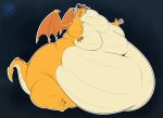  2020 anthro belly benedict_(animaniacs) big_belly breasts claws clothing dino.d.dice dragon facial_hair fangs goatee hair hand_on_breast hat headgear headwear hi_res hyper hyper_belly male morbidly_obese morbidly_obese_anthro morbidly_obese_male navel nude obese obese_anthro obese_male open_mouth overweight overweight_anthro overweight_male raised_tail scales scalie side_view sitting solo tongue western_dragon wings 
