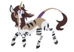  chibi equid equine giraffid hi_res horn horse invalid_tag lineless mammal mlpoc okapi pony unicorn ych_(character) 