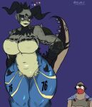  absurd_res animal_humanoid big_breasts blackpatapon breasts deathclaw dominant dominant_female fallout female hi_res humanoid imminent_sex microsoft monster partially_clothed_anthro scalie scalie_humanoid 