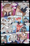  3_toes 4_fingers anthro babs_bunny breasts buster_bunny clothed clothing comic dam_(artist) dialogue english_text feet female fifi_la_fume fingers group hi_res lagomorph leporid male mammal mephitid plantigrade profanity rabbit skunk speech_bubble text tiny_toon_adventures toes toons toony train vehicle warner_brothers 
