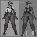  abs absurd_res armor big_breasts breasts clothed clothing female headgear helmet hi_res humanoid object0fdesire off/on solo thick_thighs 