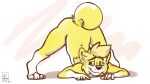  absurd_res anthro ass_up canid canine canis domestic_dog hi_res jack-o&#039;_pose male mammal pose smile solo yassir_(artist) 