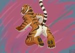  anthro anus butt dreamworks felid female fur genitals hi_res kung_fu_panda looking_back mammal master_tigress nude orange_body orange_fur pantherine pussy rear_view sabrotiger solo striped_body striped_fur stripes tiger whiskers 