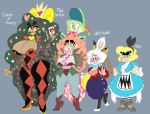  alice_(alice_in_wonderland) alice_in_wonderland anthro big_breasts blonde_hair breasts clothed clothing english_text eyebrows female fur green_hair group hair hat headgear headwear human humanoid lagomorph leporid long_hair mad_hatter mammal mirchancey pink_hair queen_of_hearts_(alice_in_wonderland) rabbit simple_background slightly_chubby small_waist text thick_eyebrows thick_thighs top_hat white_body white_fur white_rabbit_(alice_in_wonderland) wide_hips 