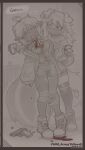4_fingers anthro asphyxiation big_breasts blood bodily_fluids bottomwear breasts canid canine canis choking clothing curvy_figure death domestic_dog duo dying ear_piercing eye_scar facial_scar fatal fatal_wound female female_dominating_female fingers fluffy fluffy_tail footwear garrote gore gun handgun hi_res him_army hoodie hourglass_figure jacket killing mammal mask mephitid navel neck_wound piercing pistol ranged_weapon ryona scar shoes shorts skunk sneakers snuff tail tight_clothing topwear weapon