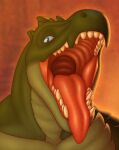  anthro chokodonkey crocodile crocodilian crocodylid hi_res hybrid male mouth_shot open_mouth reptile scalie snake solo tak&#039;kar_sorbek vore 