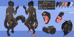  anthro cynro_drake felid hi_res intersex intersex/male jaguar male mammal model_sheet pantherine solo 