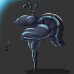  animal_humanoid antennae_(anatomy) anthro arthropod arthropod_abdomen arthropod_humanoid beetle big_breasts big_butt breasts butt fangs female hi_res huge_breasts huge_butt humanoid hyper hyper_breasts hyper_butt insect light looking_at_viewer muscular muscular_female muscular_thighs on_one_leg simple_background solo something_wicked_(artist) standing thick_thighs thorax thorax_(body_part) 