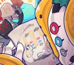  arm_up boo_rad13y colored_pencil drawing_(object) highres holding holding_paper holding_pencil no_humans paper pencil pokemon pokemon_(creature) regice regigigas regirock registeel simple_background 