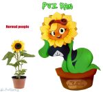  big_breasts breasts clothing electronic_arts elemental_creature elemental_humanoid english_text eyewear eyewear_on_head female fertilizing_(artist) flora_fauna flower goggles goggles_on_head green_body humanoid humor looking_at_viewer meme open_mouth open_smile plant plant_humanoid plant_pot plants_vs._zombies plants_vs._zombies_heroes popcap_games shirt smile solar_flare_(pvz) solo sunflower text thick_thighs thong topwear trollface underwear video_games 