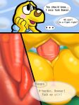  afterhoursmocha animal_genitalia anthro anthro_on_anthro anthro_penetrated anthro_penetrating anthro_penetrating_anthro anus band-aid_on_nose blush bowser dialogue duo english_text frottage genital_slit genitals hi_res instant_loss_2koma internal koopa koops male male/male male_penetrated male_penetrating male_penetrating_male mario_bros nintendo paper_mario paper_mario:_the_thousand_year_door penetration penis profanity scalie sex slit slit_penetration slit_play slit_sex text video_games 