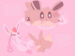 2022 aphrodisiac blush bodily_fluids brown_body coercion cunnilingus dialogue digital_media_(artwork) duo eevee eeveelution english_text fak&eacute;mon fan_character feet female female/female female_symbol feral flat_colors french_kissing fur gender_symbol genitals hair hi_res kissing labbit1337 lesbeon level_difference mammal markings multi_nipple multicolored_body multicolored_fur multicolored_hair nintendo nipples open_mouth oral orientation_play pheromones pink_background pok&eacute;mon pok&eacute;mon_(species) presenting presenting_pussy pussy questionable_consent rainbow_hair saliva sex simple_background smile spread_legs spreading straight_to_gay symbol tail_markings text tongue tongue_out vaginal video_games 